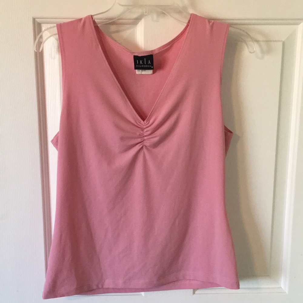 Pink dressy tank top